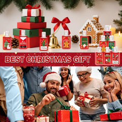 Piuaeue Christmas hand sanitizer gift set ideal for stockings and party favors.