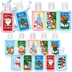 Piuaeue Christmas mini hand sanitizers 50-piece festive gift set for gifts.