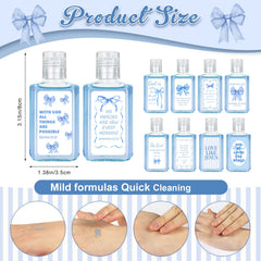 Piuaeue gift-ready Christian favors with elegant blue bow.