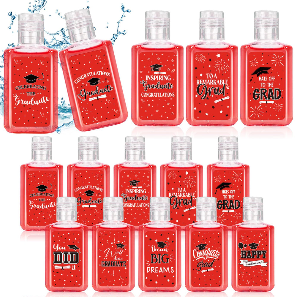 Piuaeue graduation mini hand sanitizer cap design for party favors