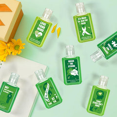 Piuaeue mini hand sanitizer set offers portable hygiene in ten styles.