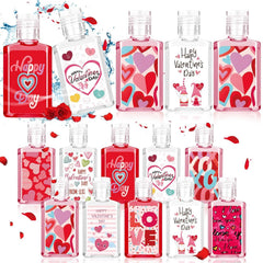 Piuaeue Valentines mini hand sanitizer bottle 1oz for quick on-the-go cleaning