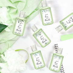Piuaeue wedding flower label sanitizer with bulk pack for bridal party gifts.