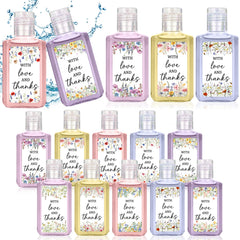 Piuaeue wild flower hand sanitizer bulk packs for weddings.