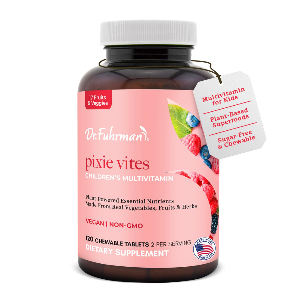 Pixie Vites includes 18 whole-food extracts like kale and berries.