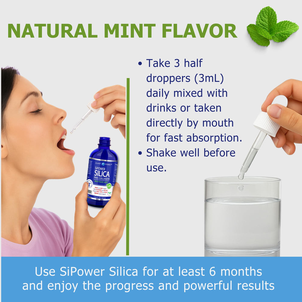 Planet Power SiPower fulvic acid delivery enhances nutrient transport and energy.