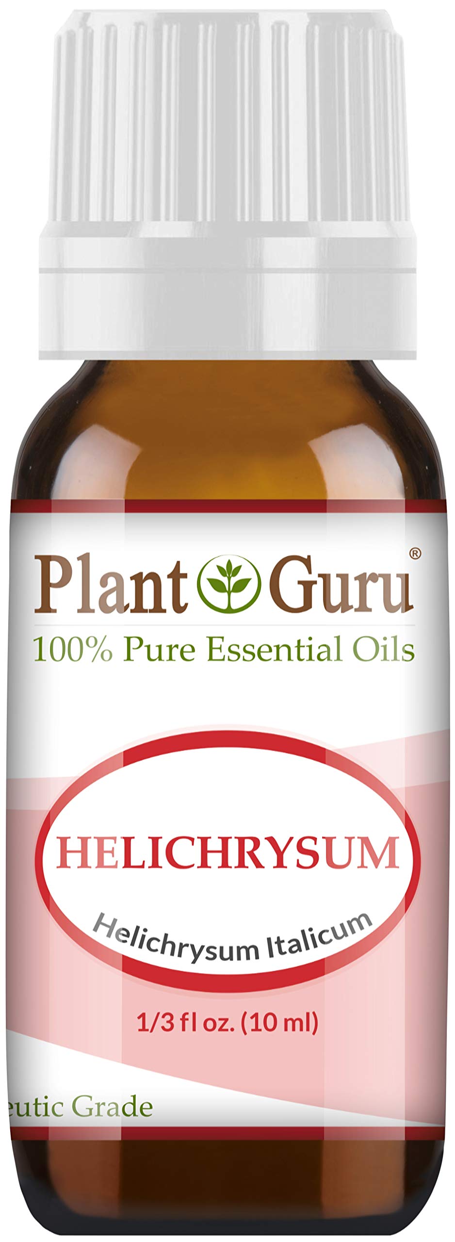 Plant Guru Helichrysum Italicum essential oil bottle for soothing fragrance and versatile use