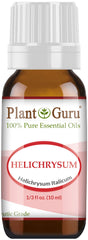 Plant Guru Helichrysum Italicum essential oil bottle for soothing fragrance and versatile use