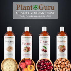 Bulk gallon packaging of Plant Guru Peach Kernel Oil for home use