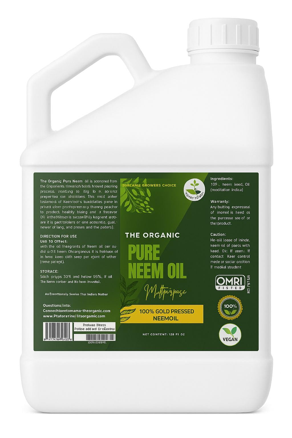 Plant Mama Neem Oil bottle shows a premium, concentrated solution for home garden care and plant health