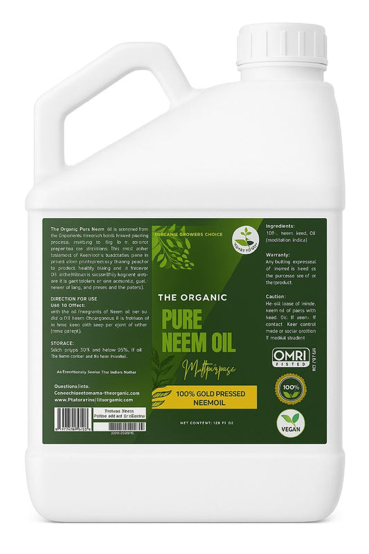 Plant Mama Neem Oil bottle shows a premium, concentrated solution for home garden care and plant health