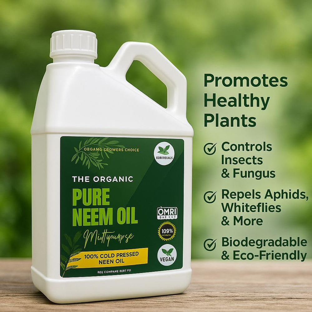 Plant Mama Neem Oil on leaves shows protective coating for thriving plants