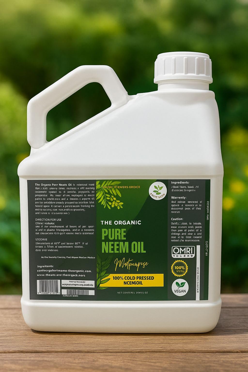 Plant Mama Neem Oil pour demonstrates easy mixing for leaf-friendly foliar applications