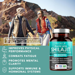 PLANT.O NUTRITION Shilajit for potential energy support and stamina.