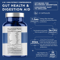 PLANT.O NUTRITION Gut Complex digestive enzymes icon suggests improved nutrient breakdown