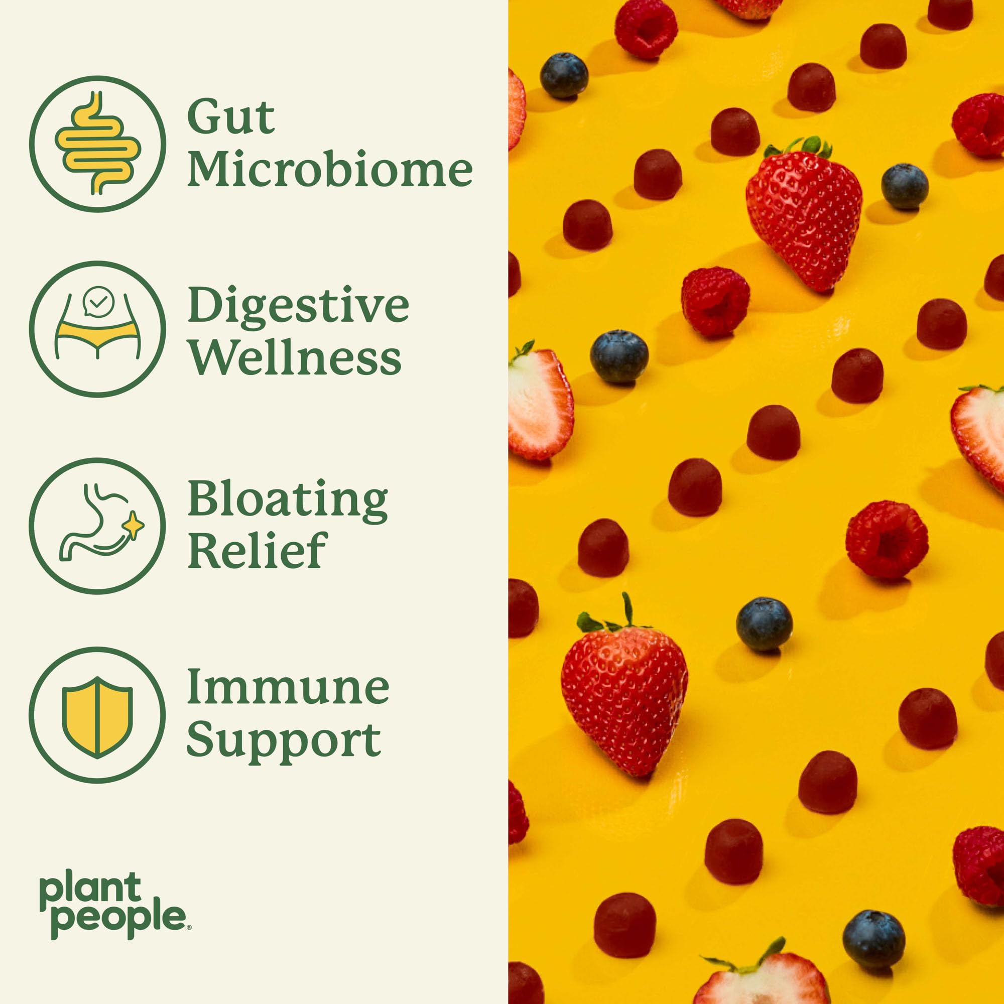 WonderBiome label close-up reveals probiotic strain and clean ingredients.