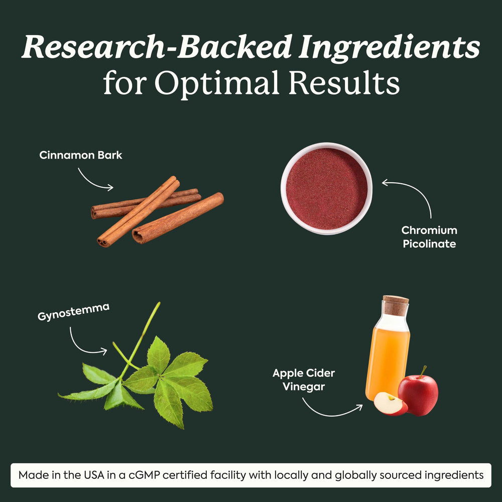 Cinnamon and ingredients showcased near WonderBurn bottle illustrate core metabolism-support elements.