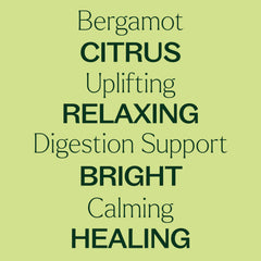 Plant Therapy bergamot aroma diffusion illustrating layered scent