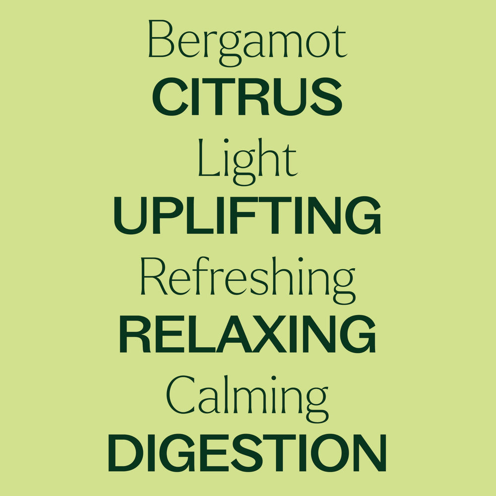 Plant Therapy Bergamot bottle label closeup showing organic certification and bergapten-free claim.