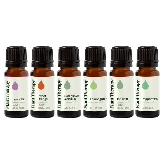 Plant Therapy Breathe Easy Lavender 10ml bottle for calming aromatherapy.