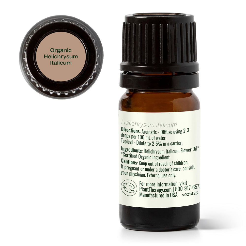 Diffuser necklace setup with Helichrysum Italicum for on-the-go scent.