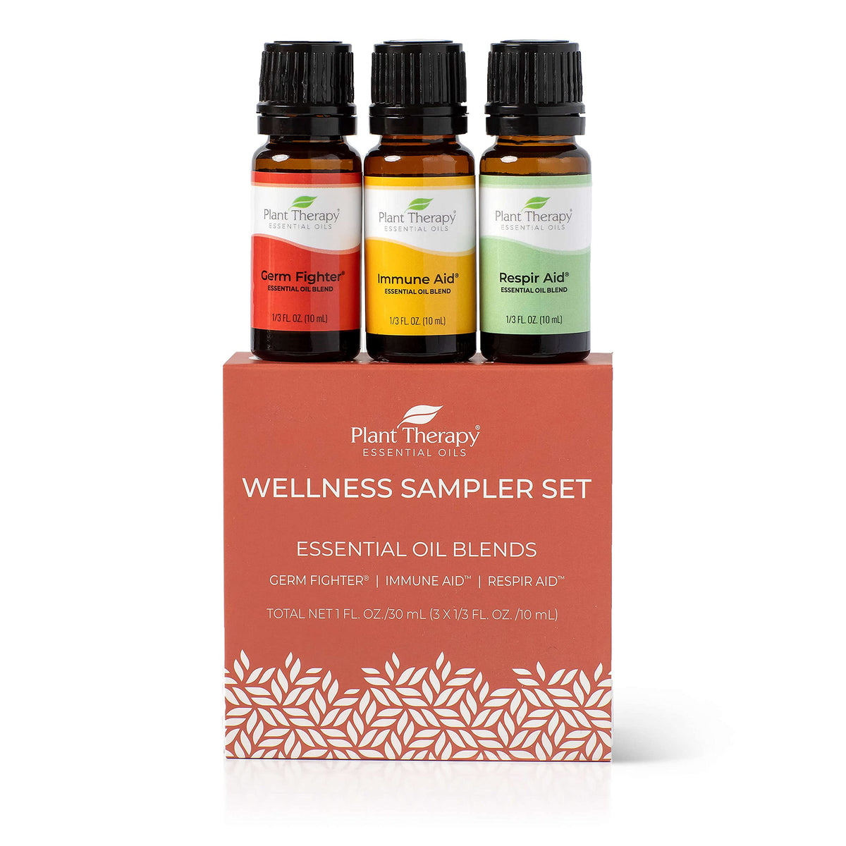 Plant Therapy Germ Fighter bottle for daily immune support in a pure blend.