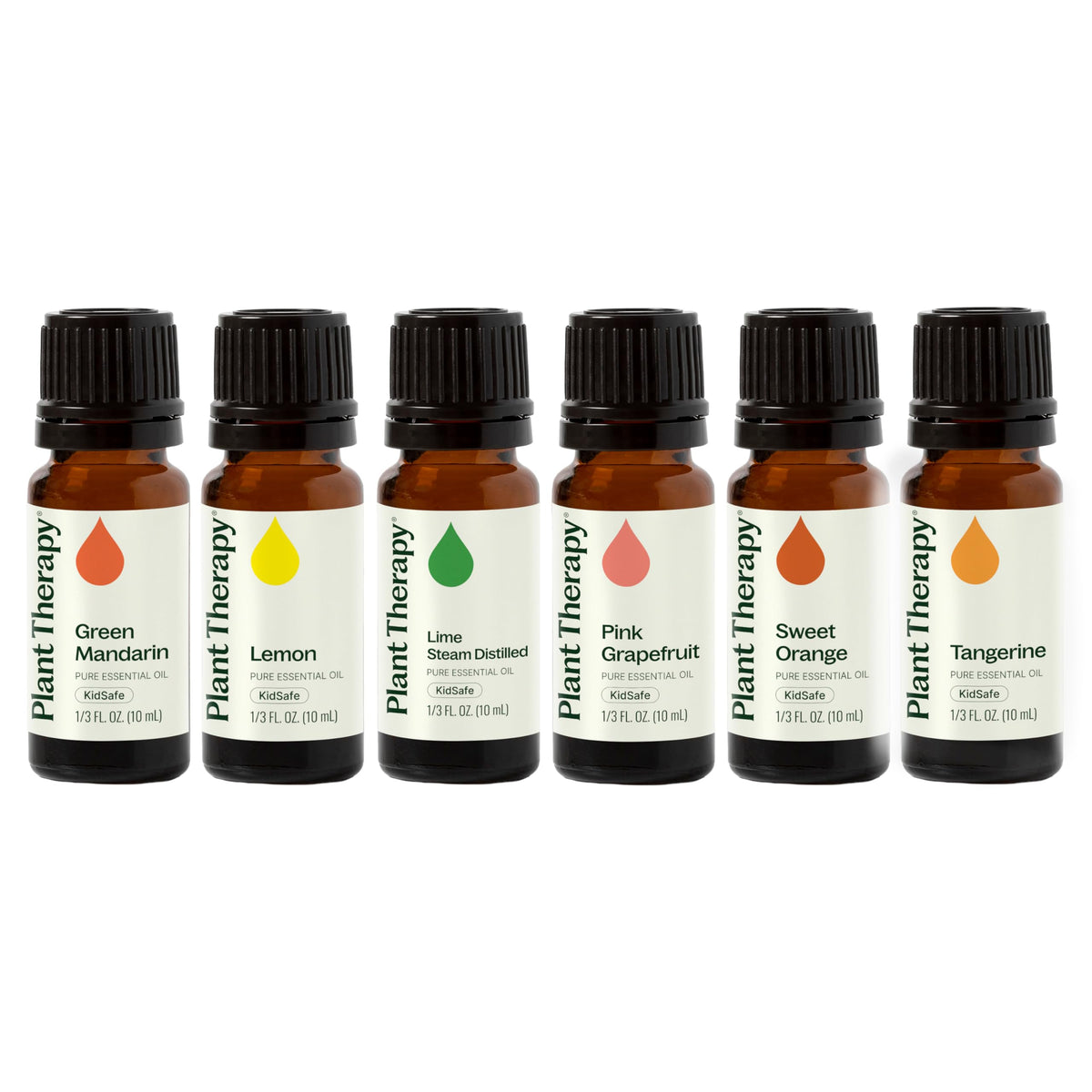 Plant Therapy Grapefruit oil bottle close-up for refreshing diffuser aromatics