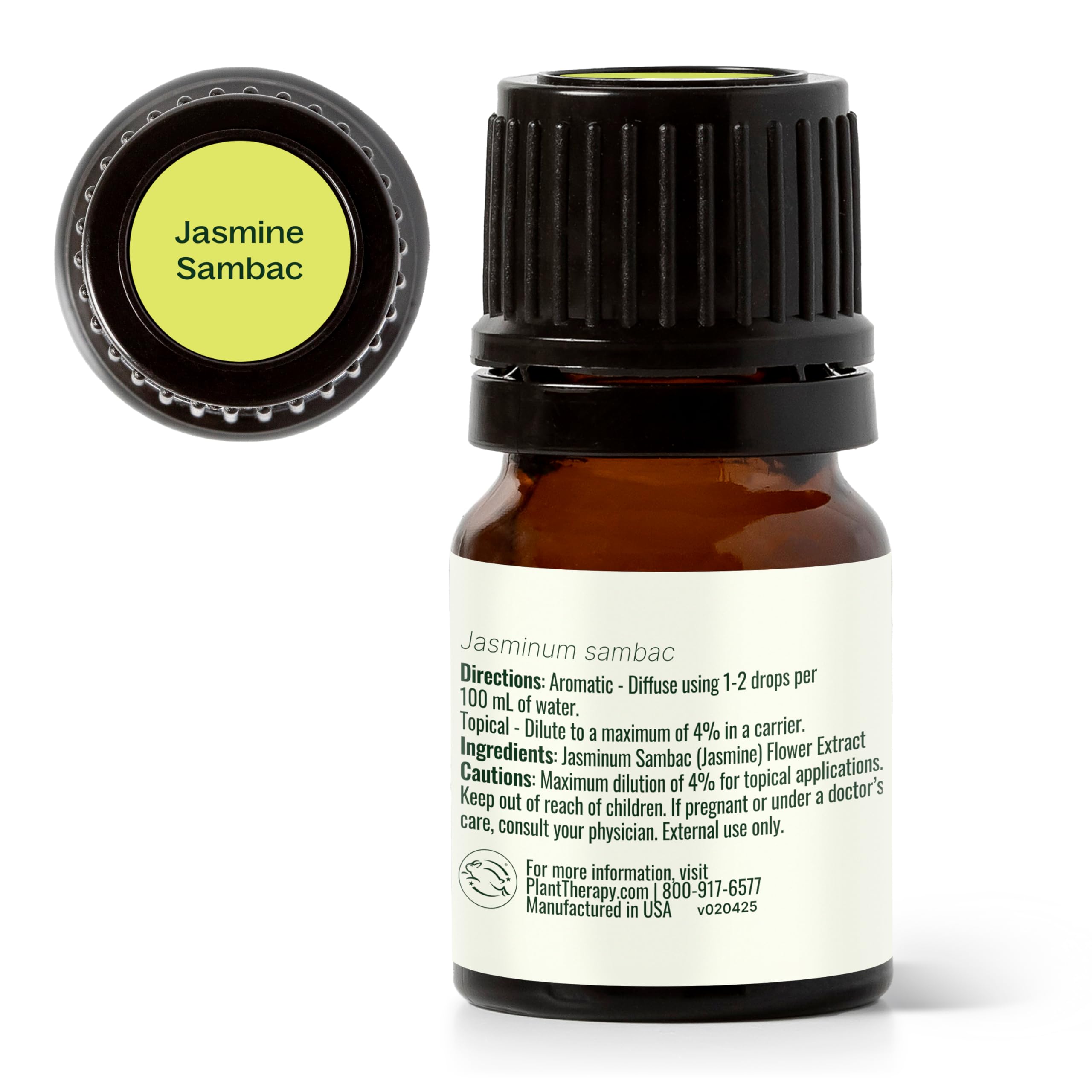 Plant Therapy Jasmine Sambac Absolute packaging highlights quality and value.