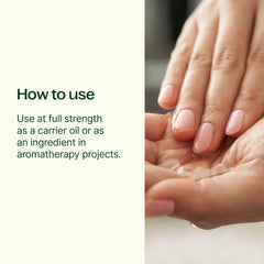 Plant Therapy Jojoba Golden Carrier Oil pour shows a light texture for DIY blends