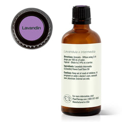 Lavandin oil applied to skin with carrier oil dilution