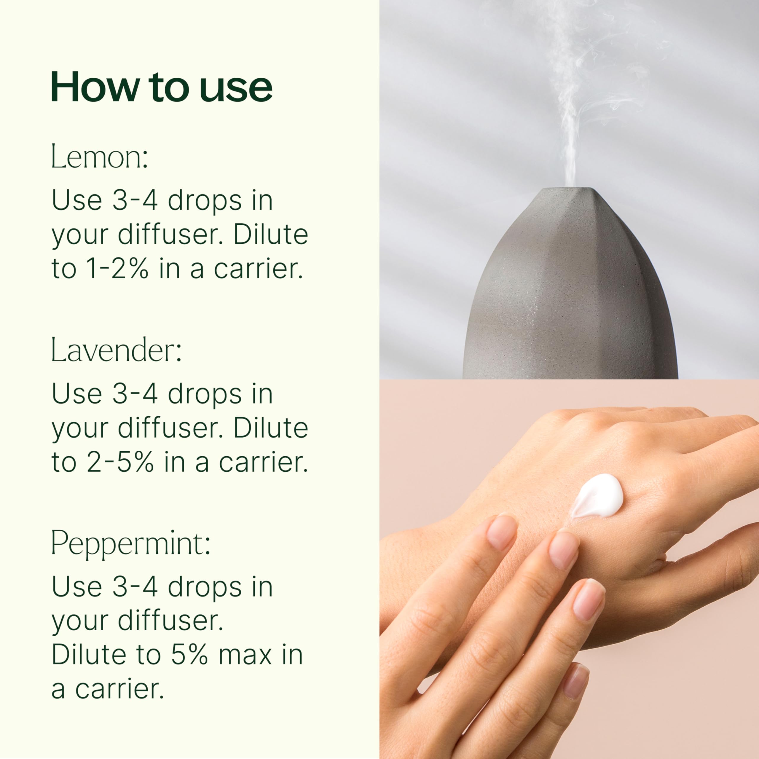 Plant Therapy Lavender essential oil bottle in 10 ml for calming diffusions and skincare.