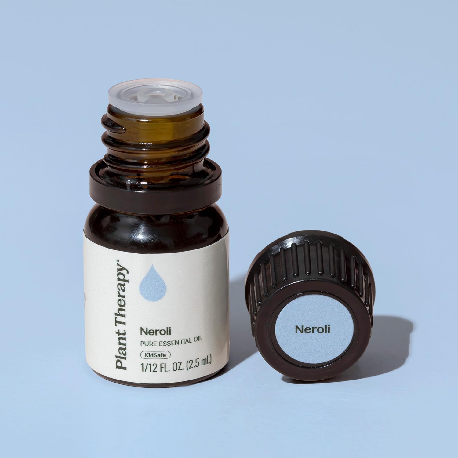 Lab testing label for Plant Therapy Neroli oil showing third-party verification