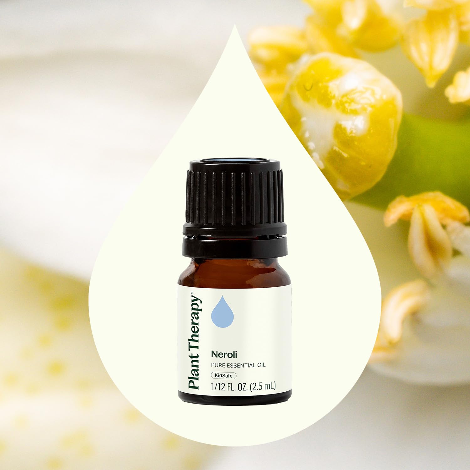 Neroli oil blended into skin care routine by Plant Therapy