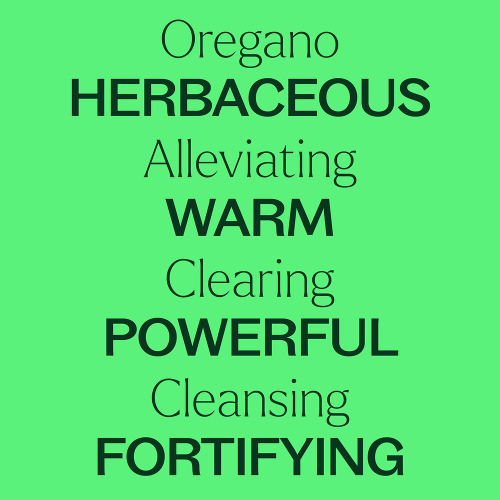 Plant Therapy oregano oil label closeup shows purity