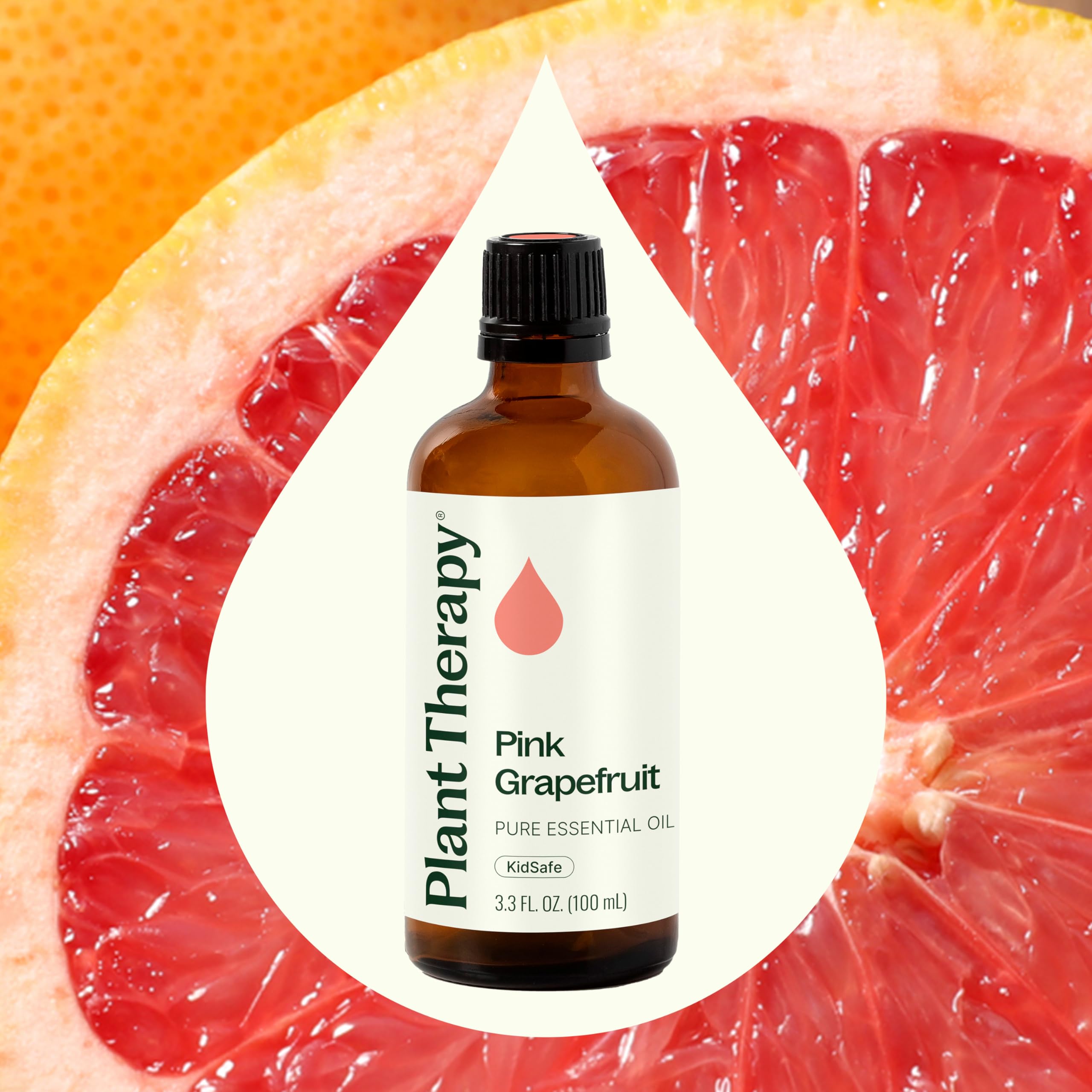 Plant Therapy Pink Grapefruit diffuser scene for uplifting ambience