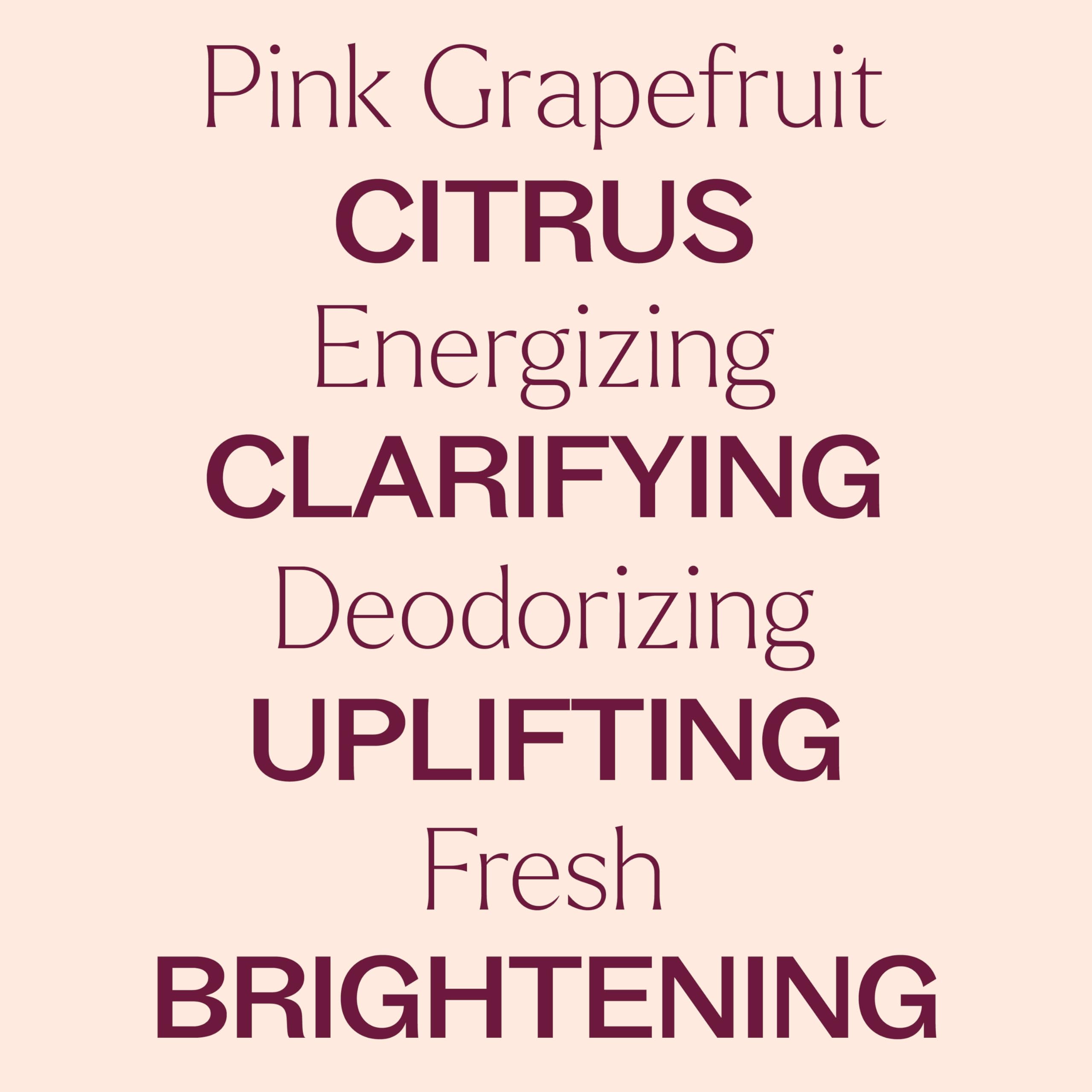 Plant Therapy Pink Grapefruit label with trusted batch-testing notes