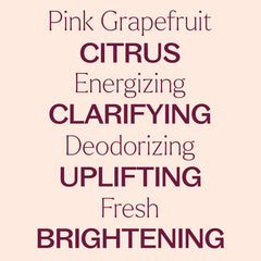 Plant Therapy Pink Grapefruit label with trusted batch-testing notes