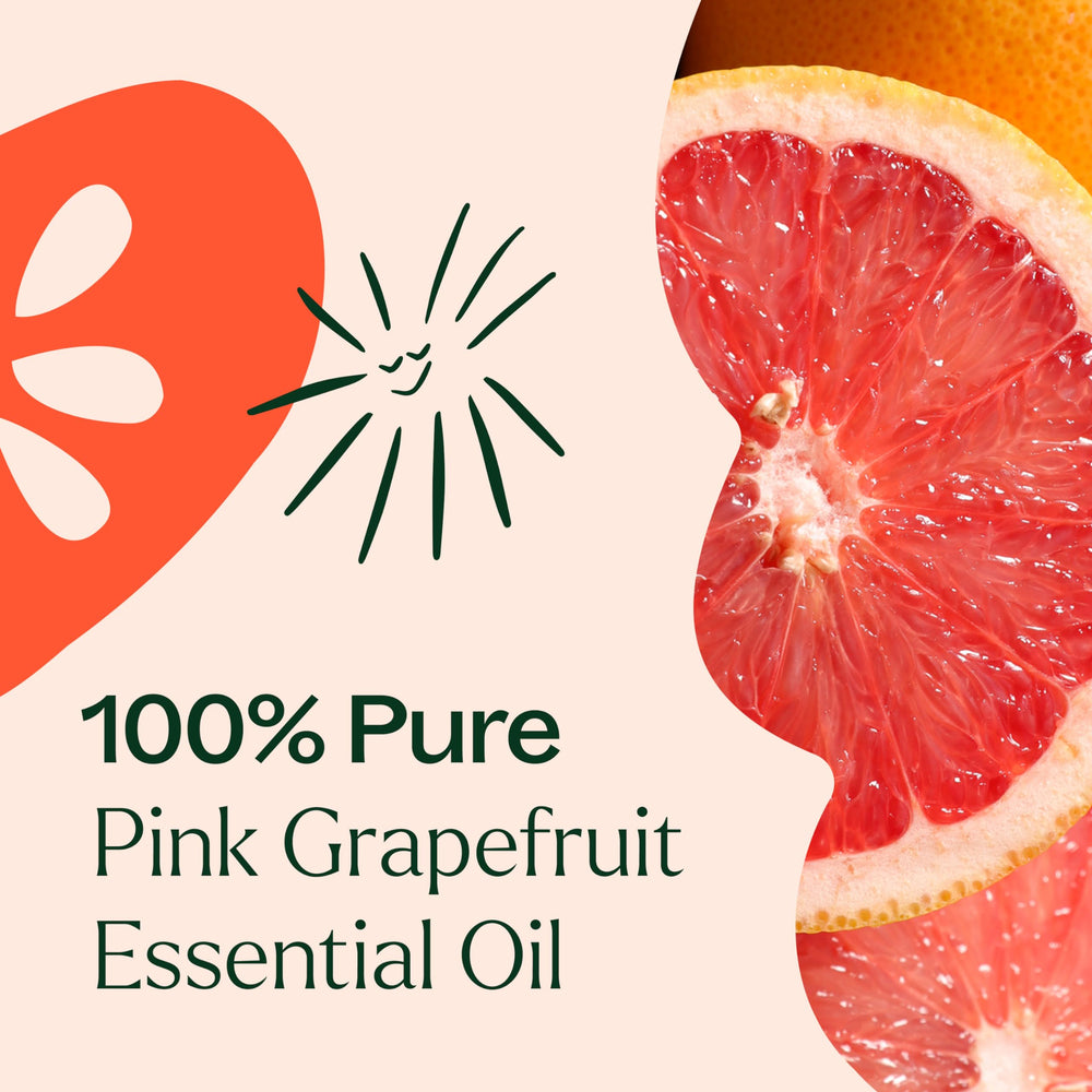 Plant Therapy Pink Grapefruit with slices suggesting natural citrus scent