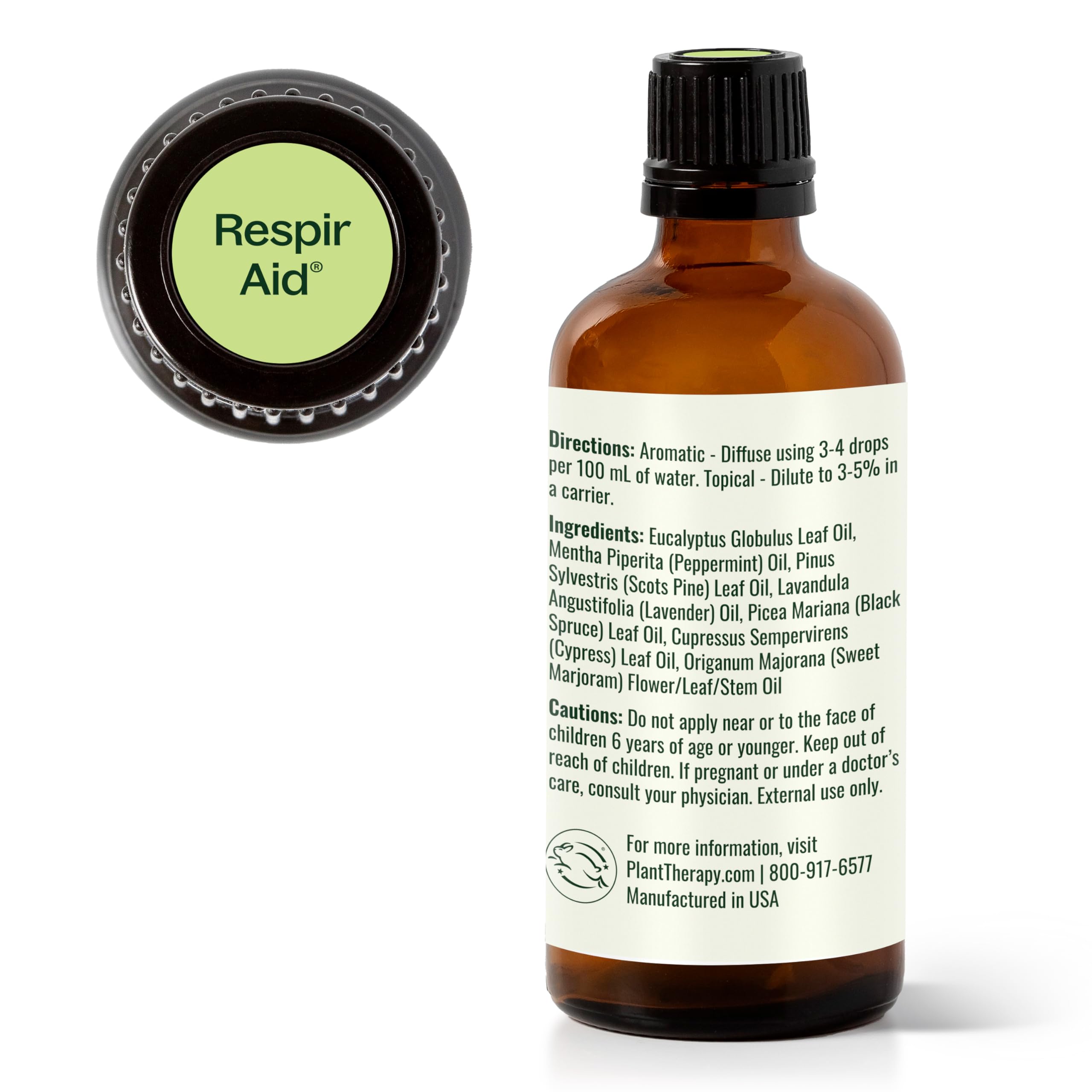Packaging of Plant Therapy Respir Aid ready for everyday use