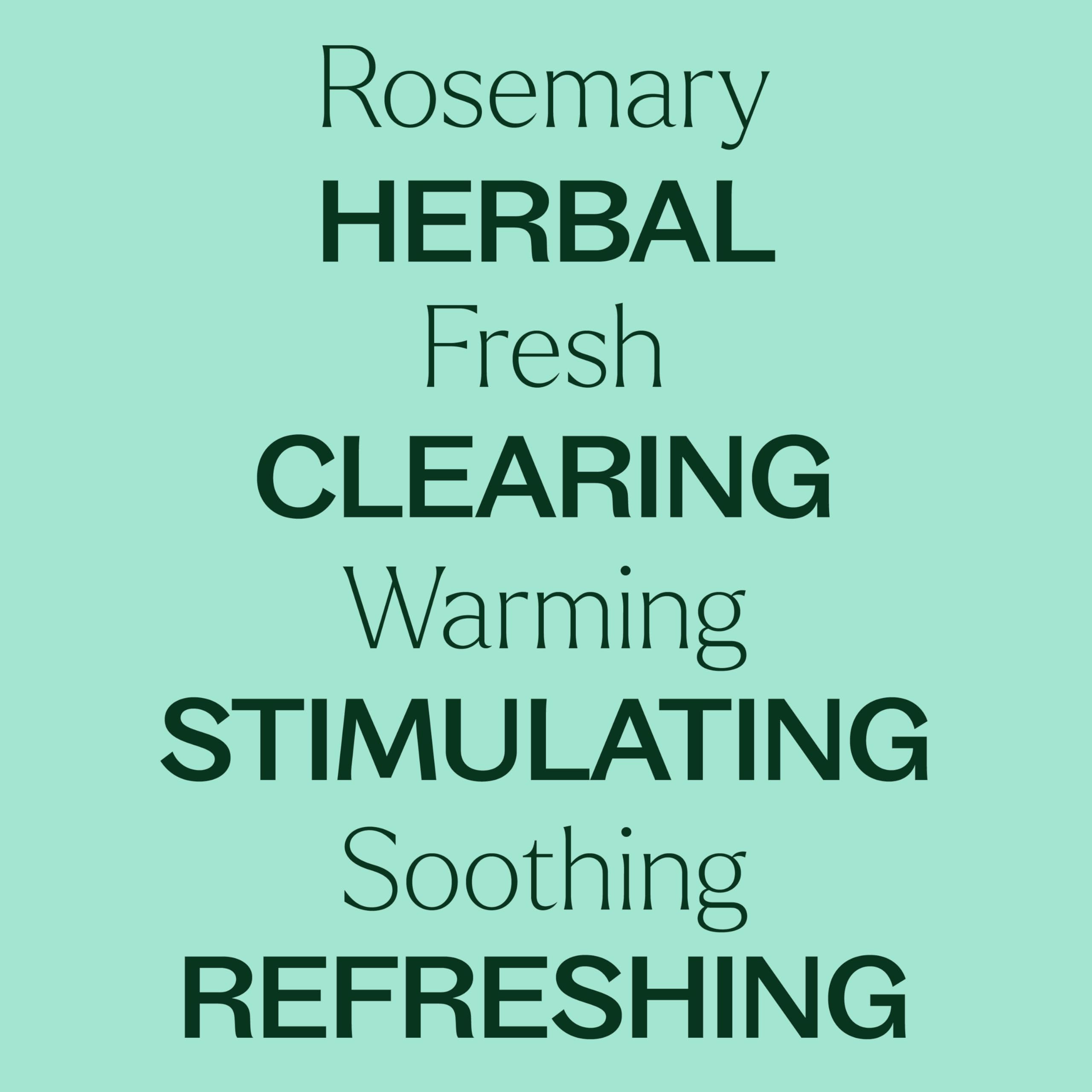 Plant Therapy rosemary oil DIY shampoo blend for healthier-looking hair.