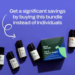 Plant Therapy Top 6 Organic Set sweet orange bottle for mood elevation