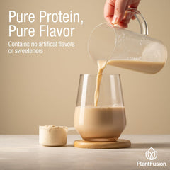 Close up of BCAAs and glutamine blend inside PlantFusion formula