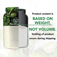 PlantFusion powder poured into a shaker for smoothies and daily use