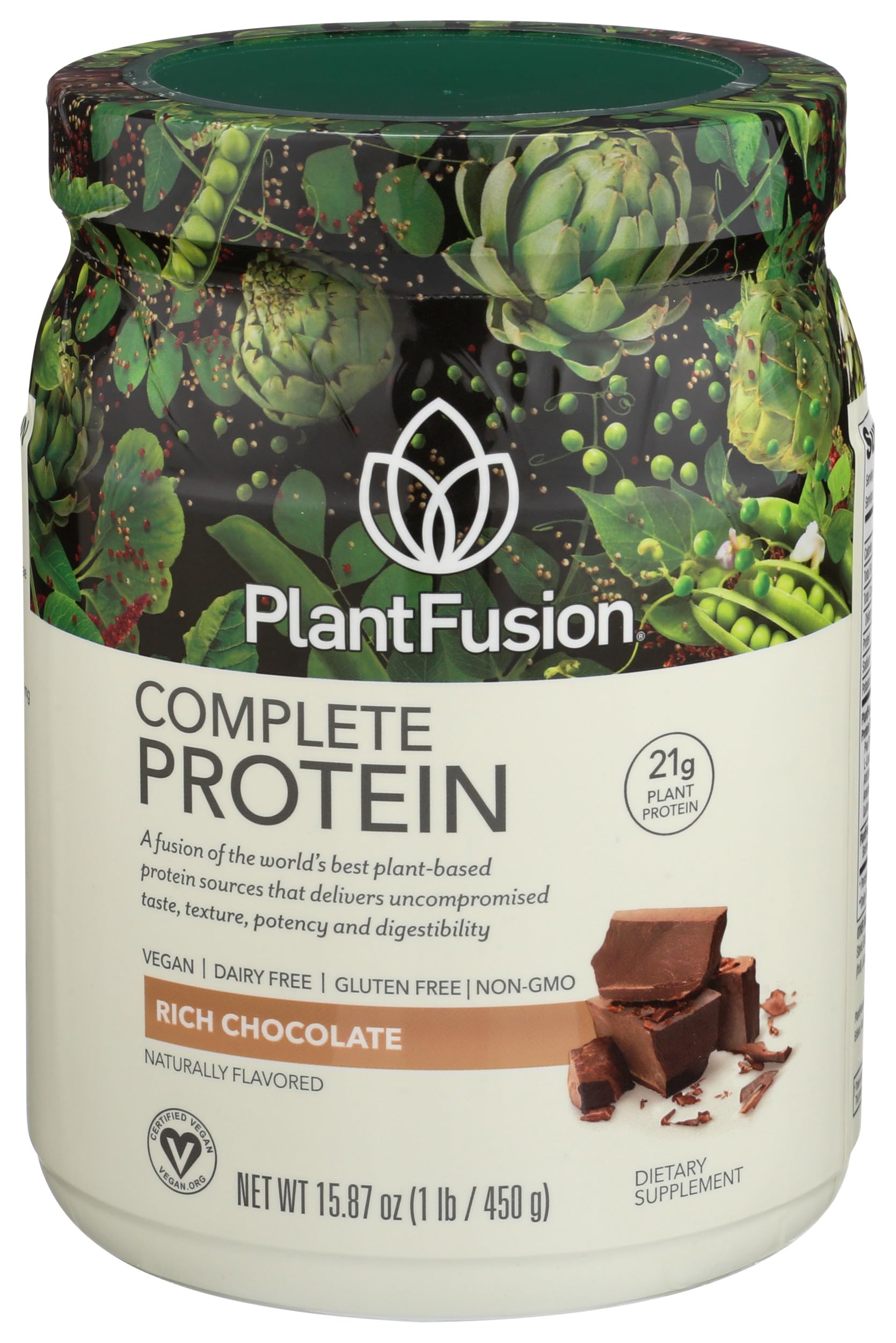 Flavor Pure blend ingredients like monk fruit and lucuma on packaging.