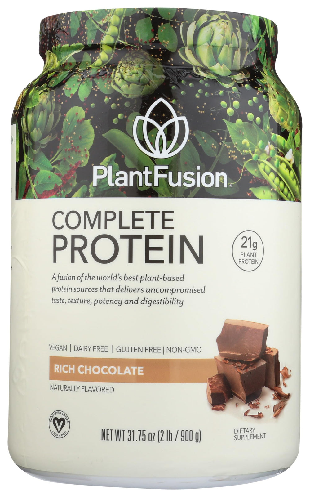 PlantFusion Flavor Pure blend with monk fruit and lucuma