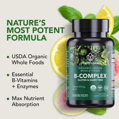 PlantFusion B-Complex capsules in vegan pullulan capsules for clean-label wellness