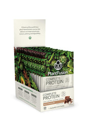 PlantFusion vegan badge on tub, dairy-free and gluten-free.