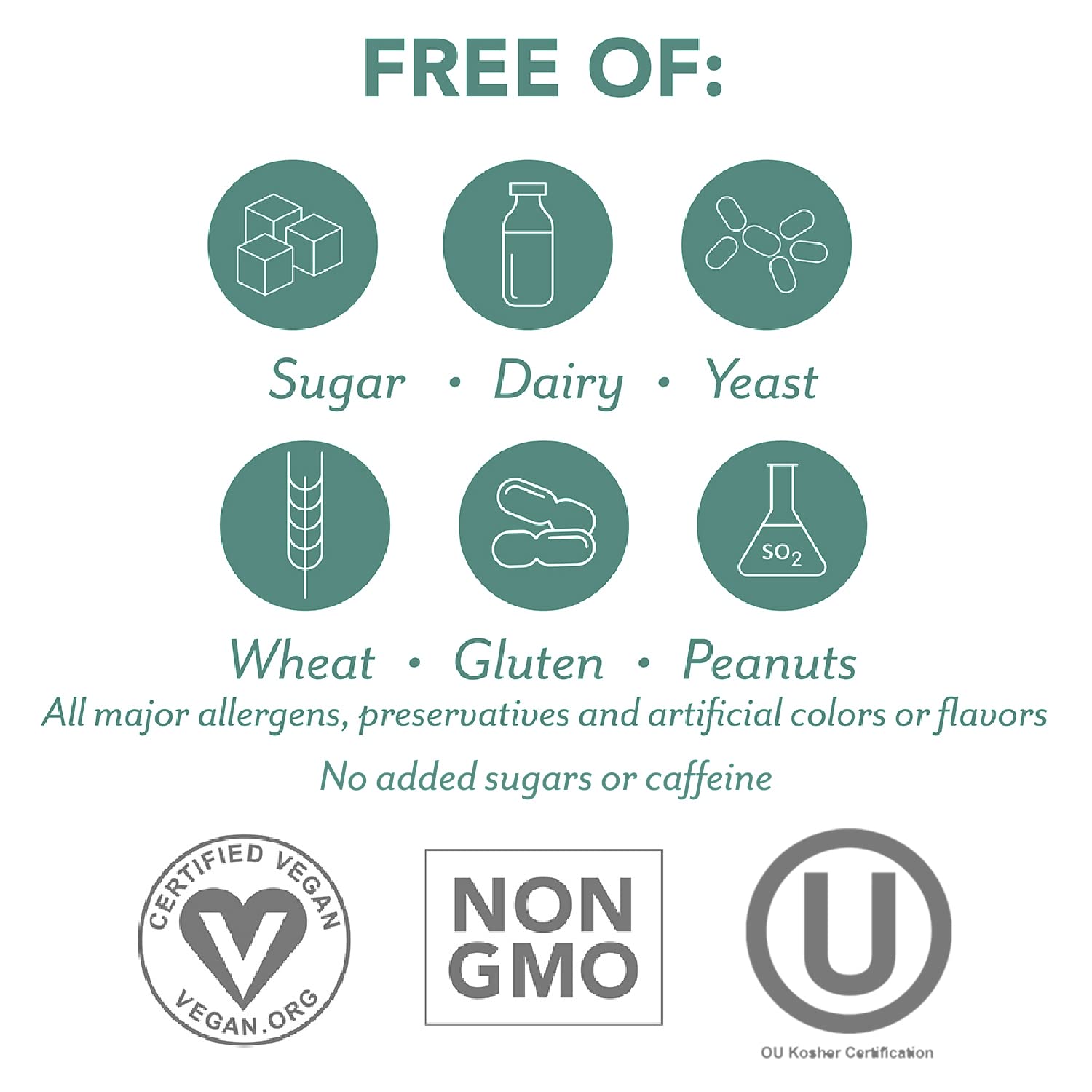 PlantFusion vegan collagen shows kosher certification for trusted quality.