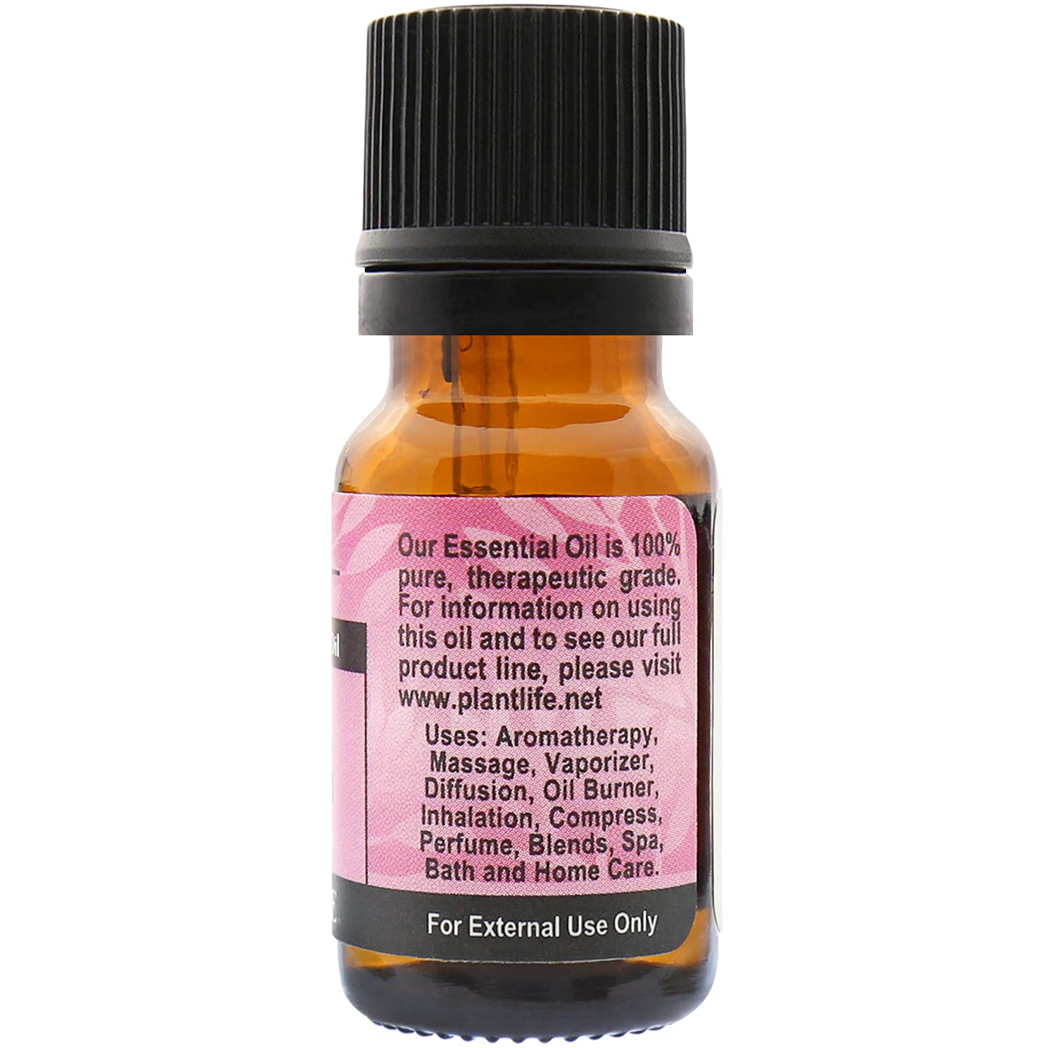 Plantlife Fragonia amber bottle close-up highlighting purity and quality.