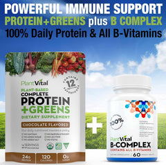 Plantvital glutenfree dairyfree badge signals dairy-free, gluten-free protein powder